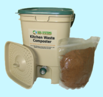 kitchen waste composter & bokashi